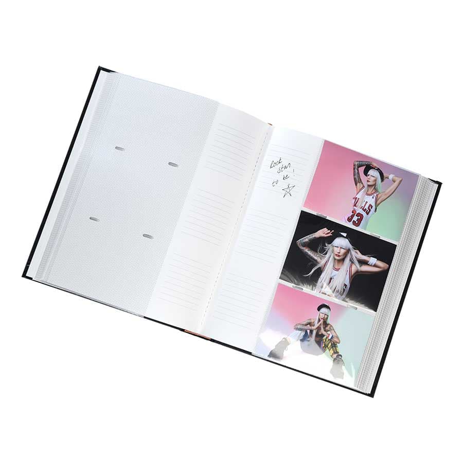 Bilde av Album med lommer 10x15 - 300 bilder - sort