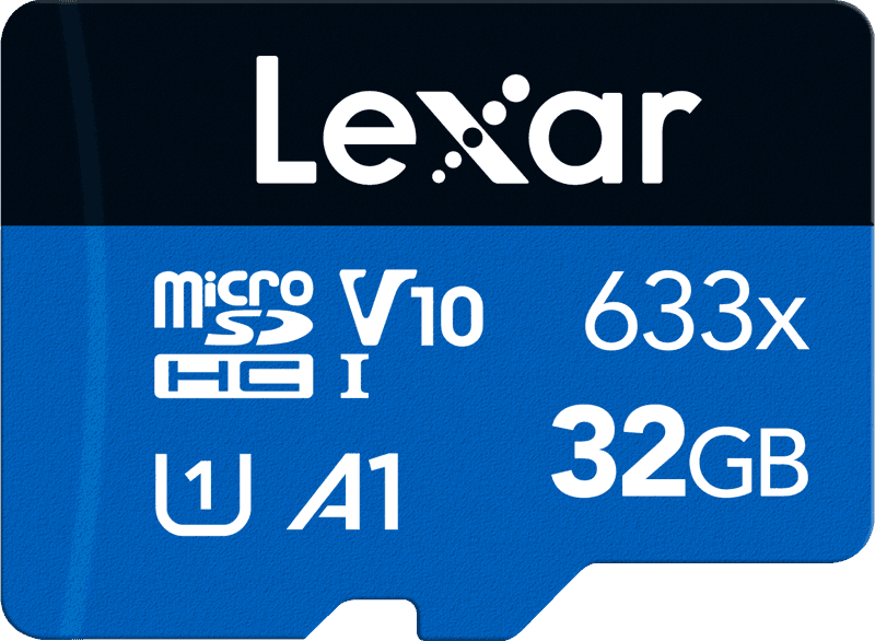 Bilde av LEXAR 633X MICROSDHC/SDXC NO ADAPTER (V30) R95/W45 32GB