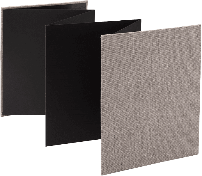 Bilde av BookBinders Trekkspill-album 150x187 Pebble grey