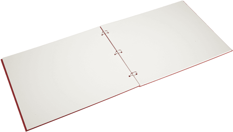 Bilde av Bookbinders Album 325X275 Rose Red Columbus