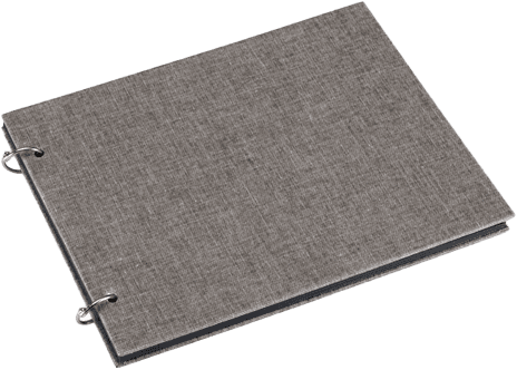 Bilde av Bookbinders Album 215X165 Pebble Grey Columbus