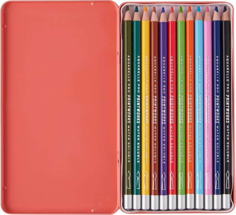 Bilde av Printworks Color Pencils Aquarelle 12 pcs