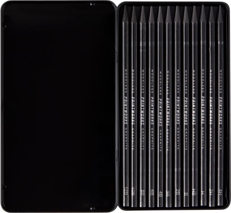Bilde av Printworks Color Pencils Graphite12 pcs