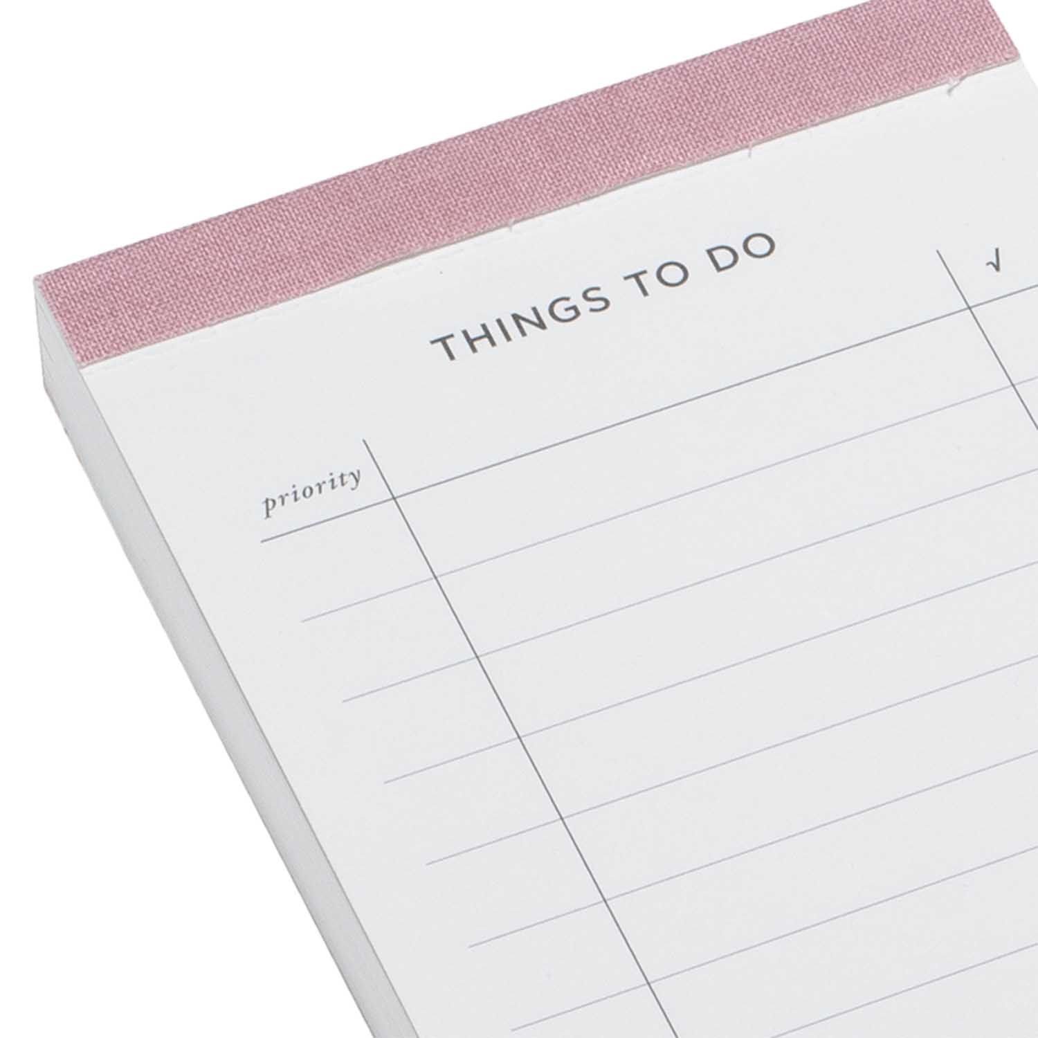 Bilde av Bookbinders To do liste 9x15,8 Rosa
