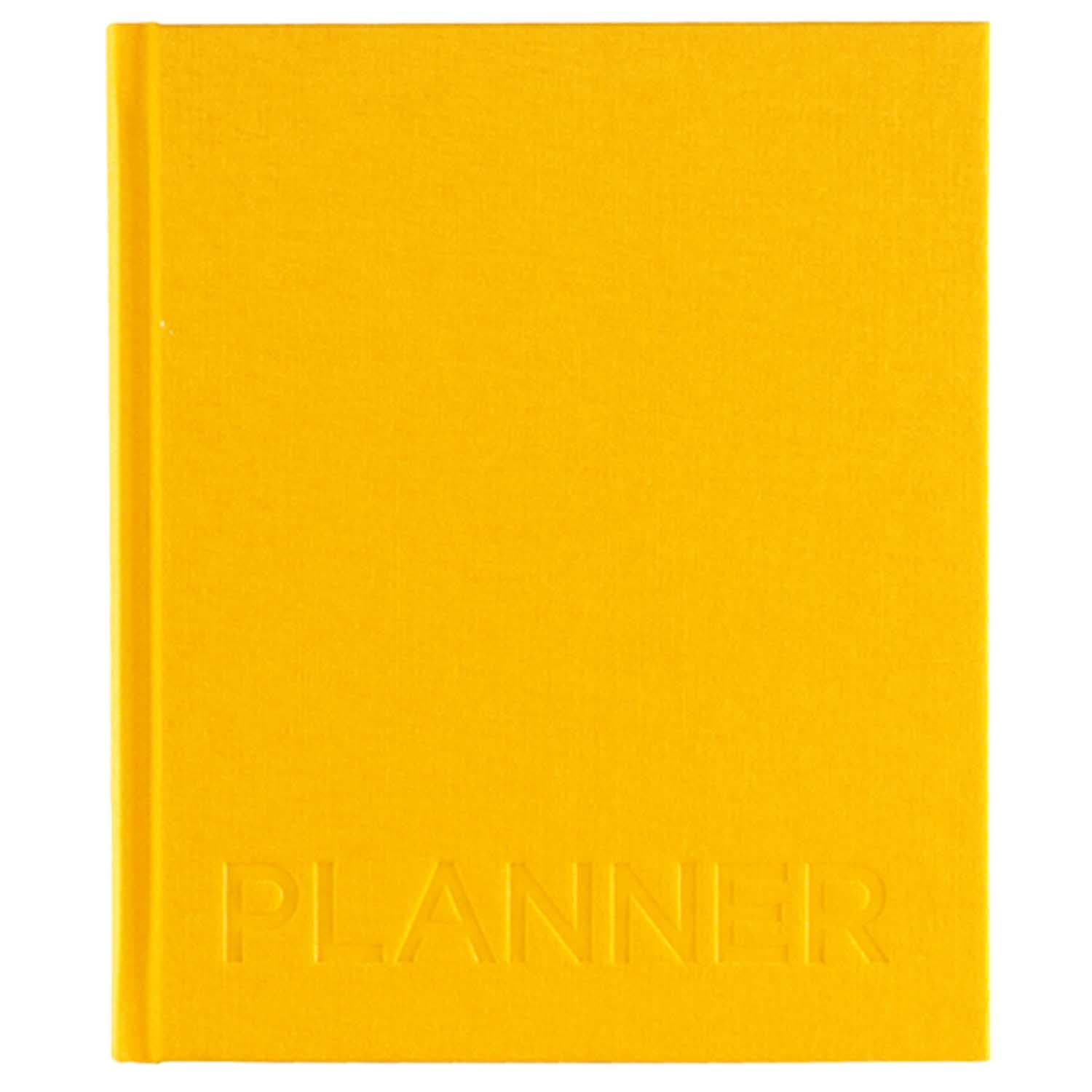 Bilde av Bookbinders Ukeplanlegger 17x20 Gul