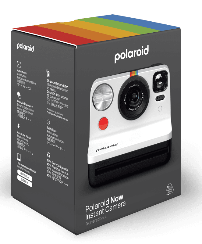 Bilde av Polaroid Now Gen 2 - sort og hvit