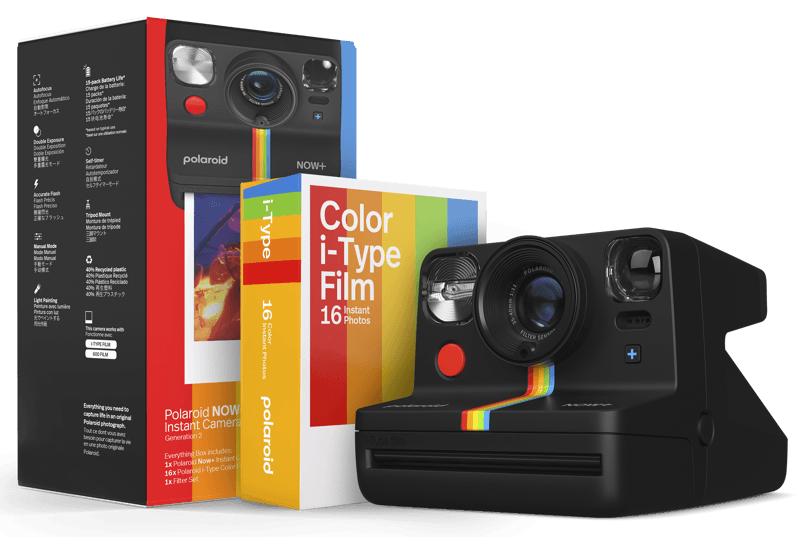 Bilde av Polaroid Now+ Gen 2 E-box - Sort