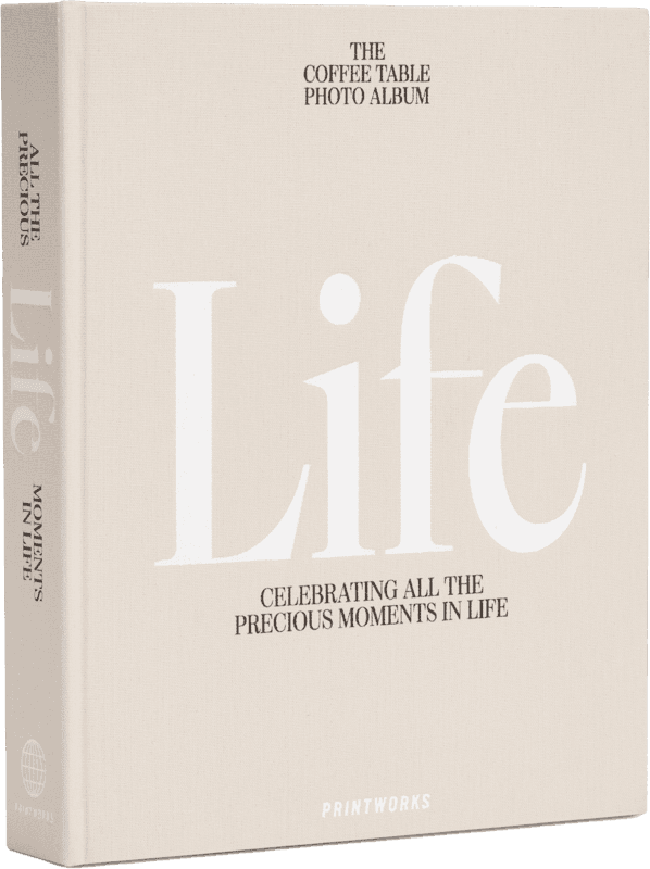 Bilde av Printworks Coffetable Photo album Life Beige