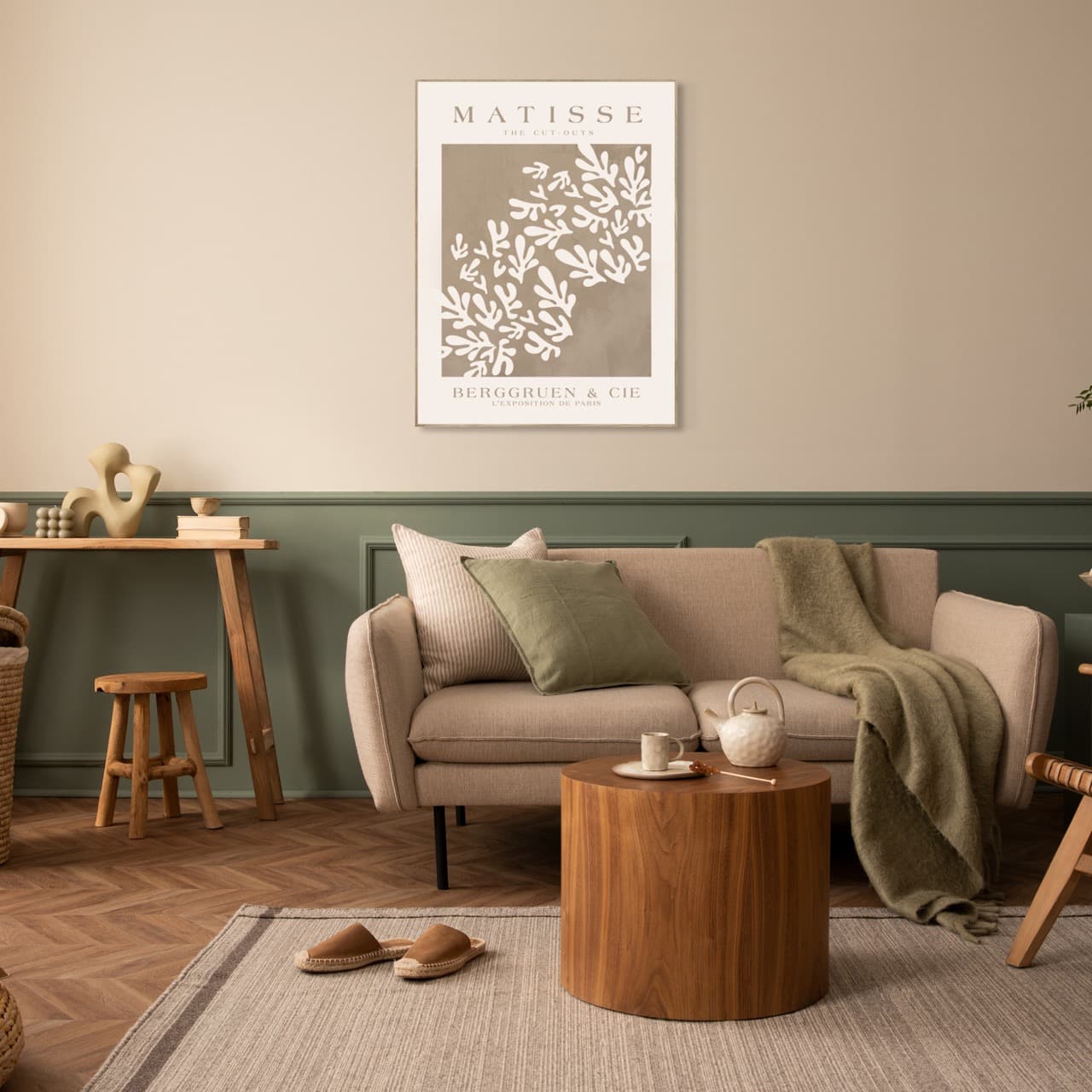 Bilde av Innrammet canvas Matisse Berg 60x80