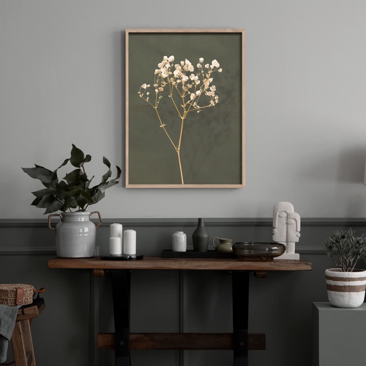 Bilde av Innrammet canvas Boho II 60x80