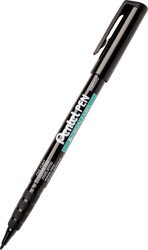 Bilde av Pentel  NMS50-A Permanent Fiberpen 2mm Black