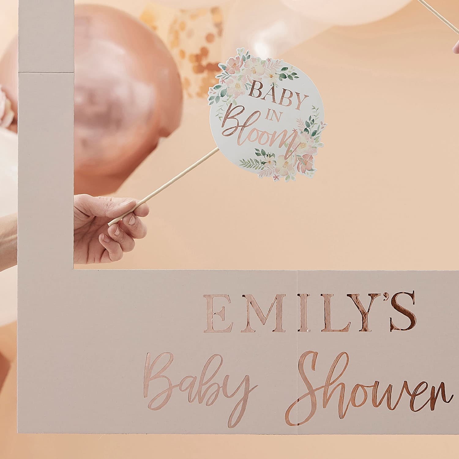 Bilde av Ramme til fotoshoot babyshower
