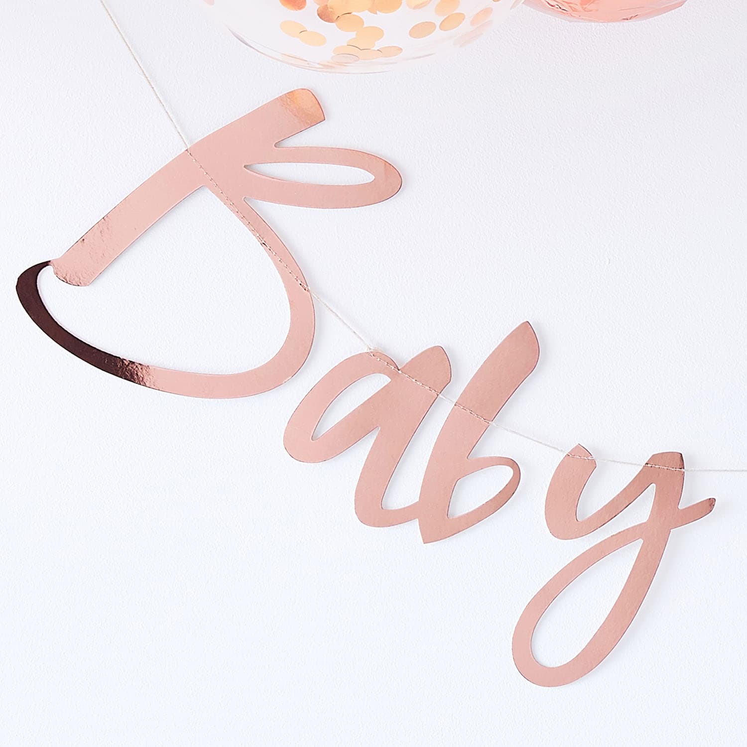 Bilde av Baby Shower banner rose gull