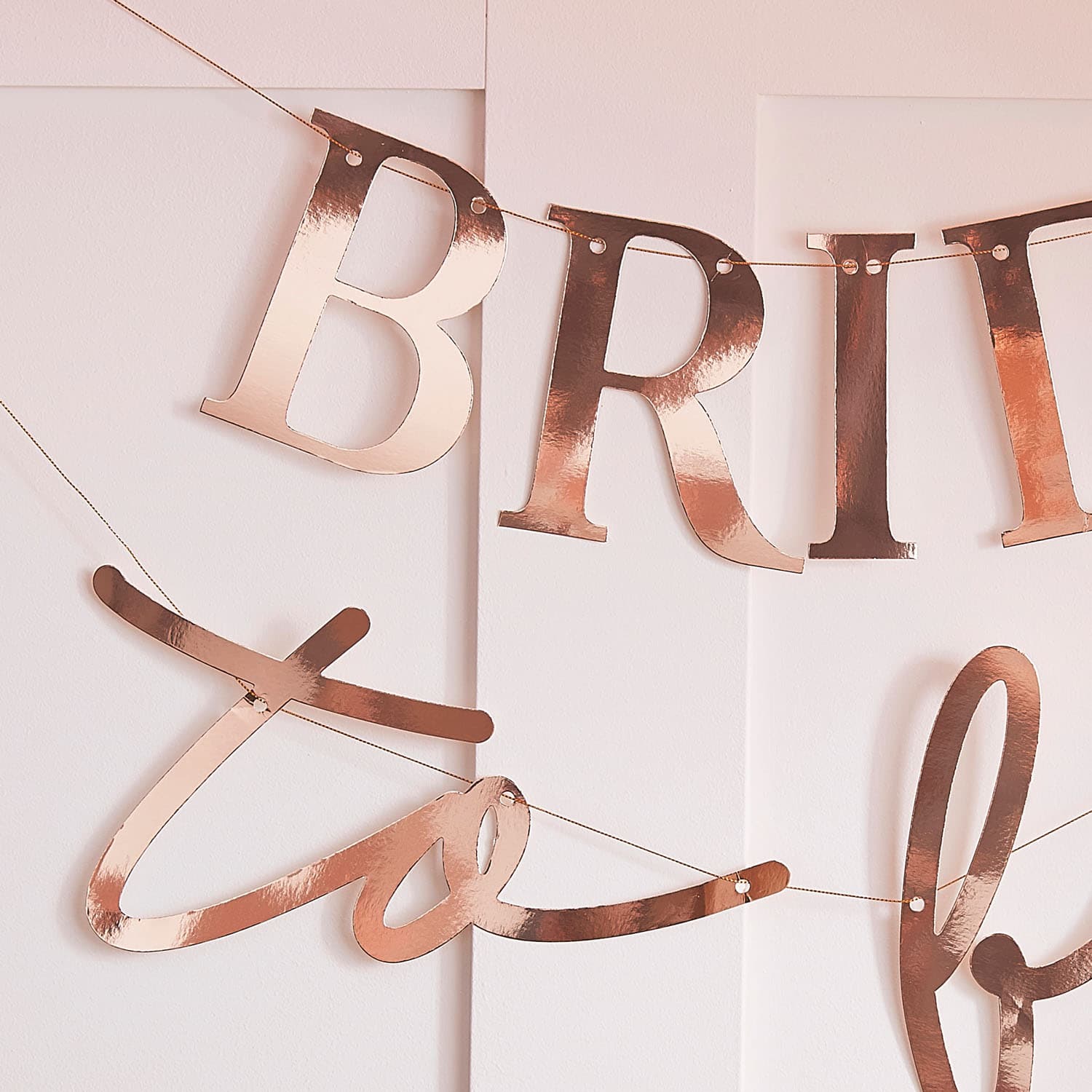 Bilde av Bride To Be Banner – Rosegull 