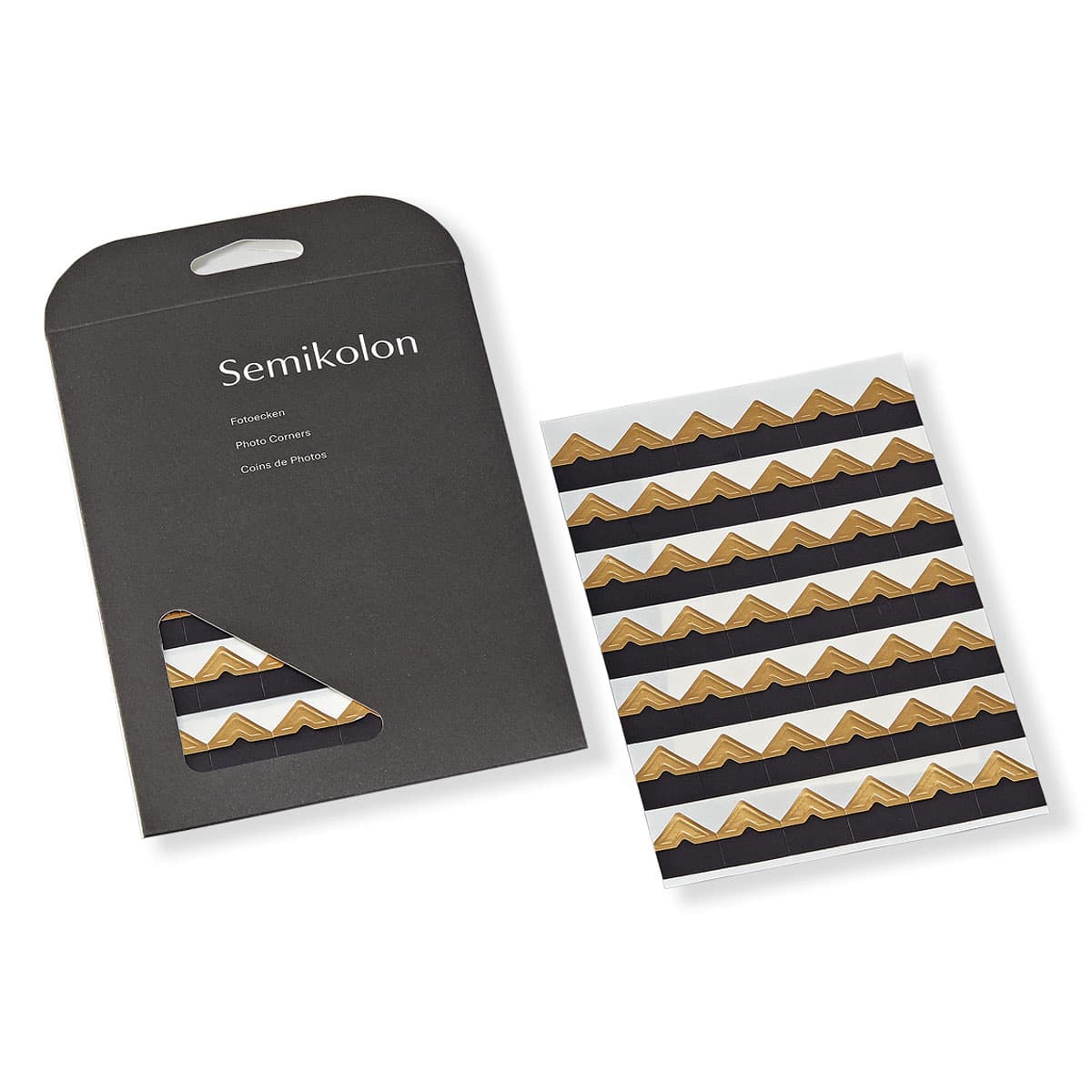Bilde av Fotohjørner 252 stk. Farge gull