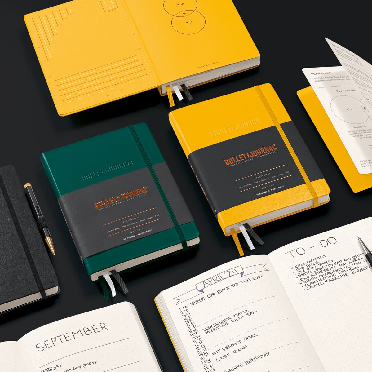 Bilde av Leuchtturm1917 Bullet Journal Edition 2 – A5 Gul