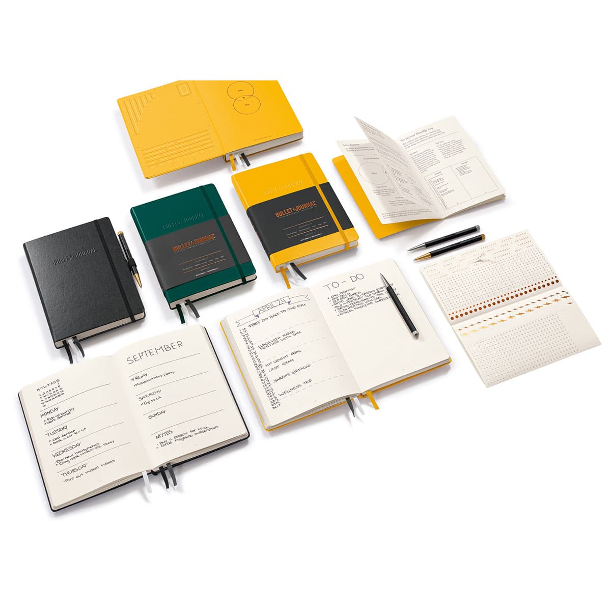Bilde av Leuchtturm1917 Bullet Journal Edition 2 – A5 Gul