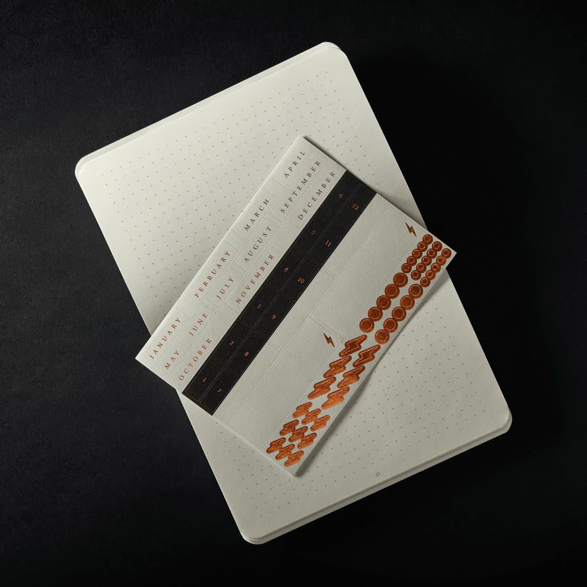 Bilde av Bullet Journal A6 3 pk sort