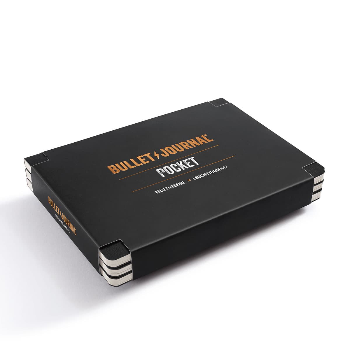 Bilde av Bullet Journal A6 3 pk sort