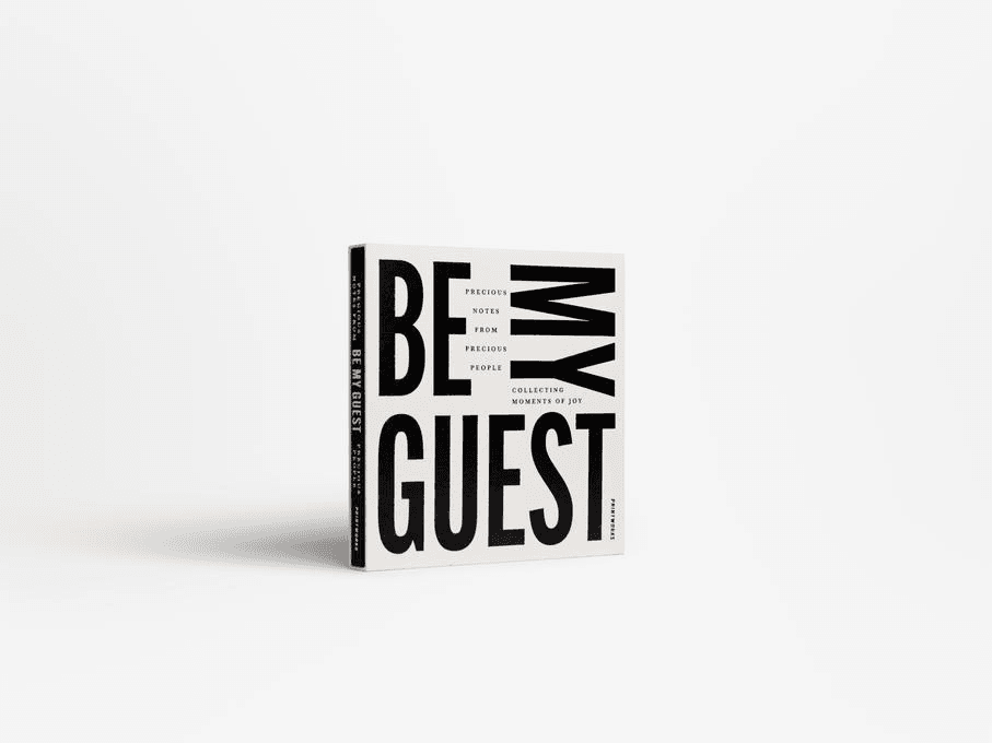 Bilde av Gjeste­bok – Be My Guest - svart-hvit