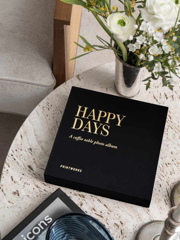 Bilde av Fotoalbum Happy Days – Sort