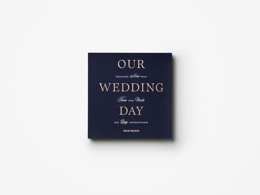 Bilde av Printworks Gjeste­bok “Our Wedding Day”