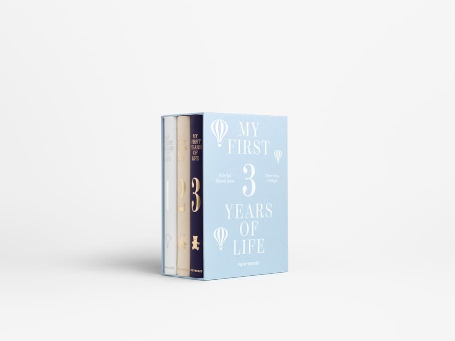 Bilde av Printworks Baby Fotoalbum 3-pack – “My First 3 Years”