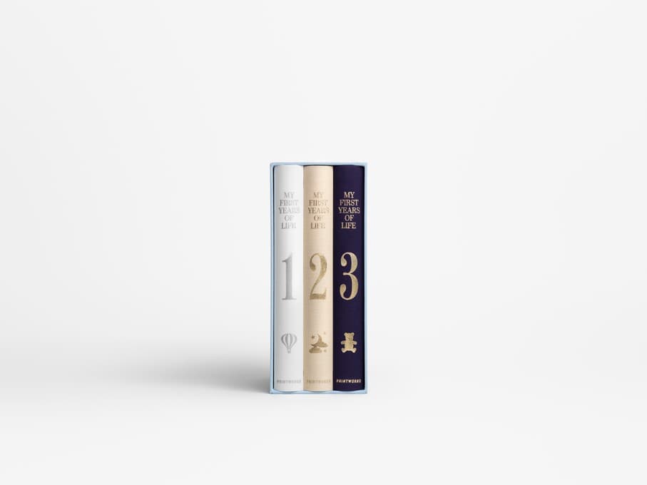 Bilde av Printworks Baby Fotoalbum 3-pack – “My First 3 Years”