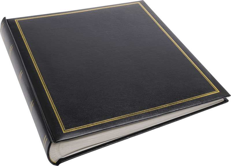 Bilde av Prestige Maxi 500 Svart – lim inn album (29×30 cm)