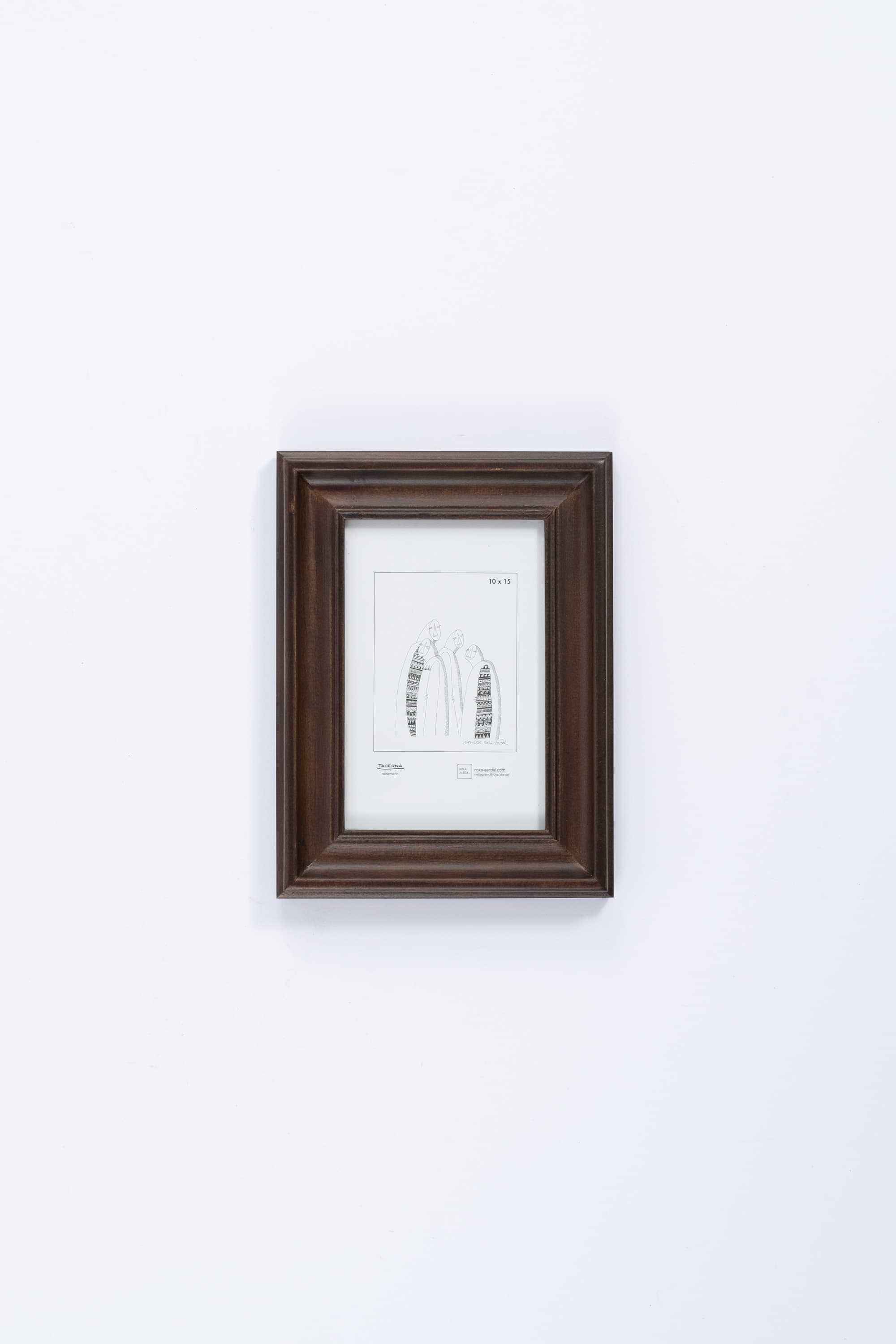Bilde av Ramme Hovden brun 10x15 cm