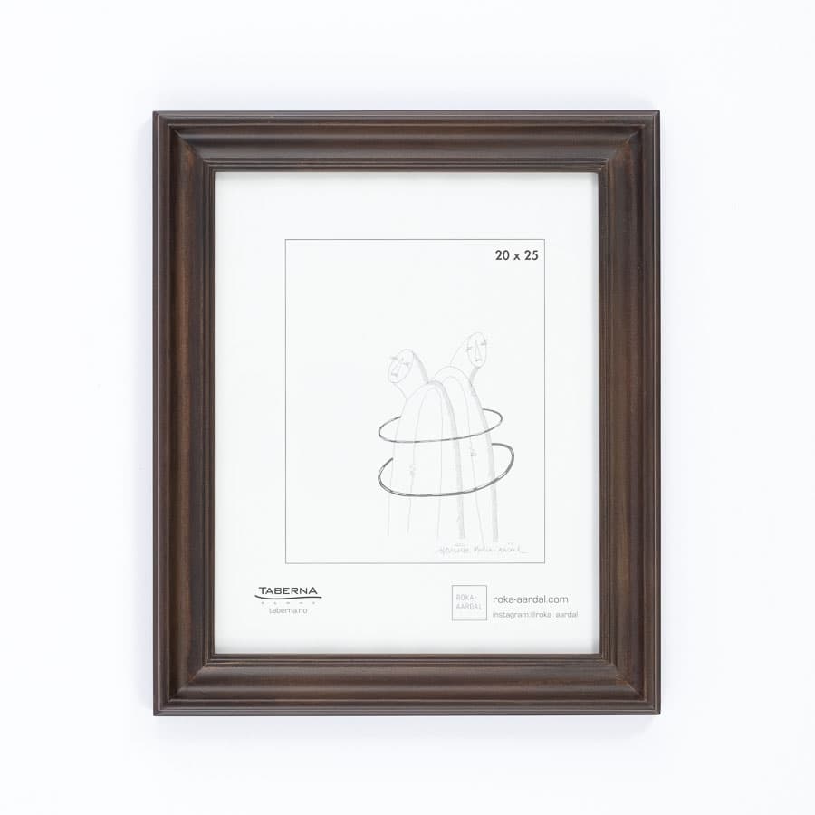 Bilde av Ramme Hovden brun 20x25 cm