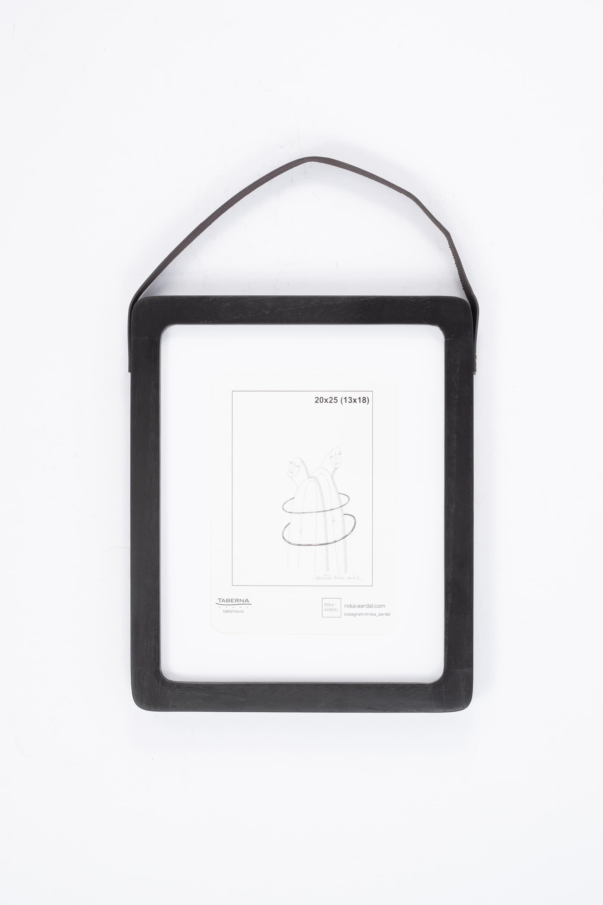 Bilde av Ramme Mood sort 20x25 (13x18) cm
