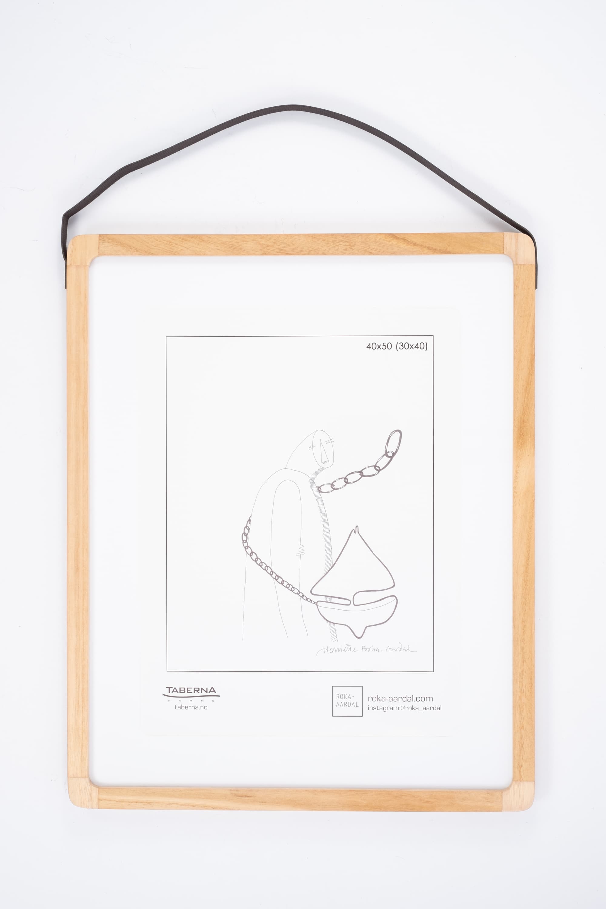 Bilde av Ramme Mood natur 40x50 (30x40) cm