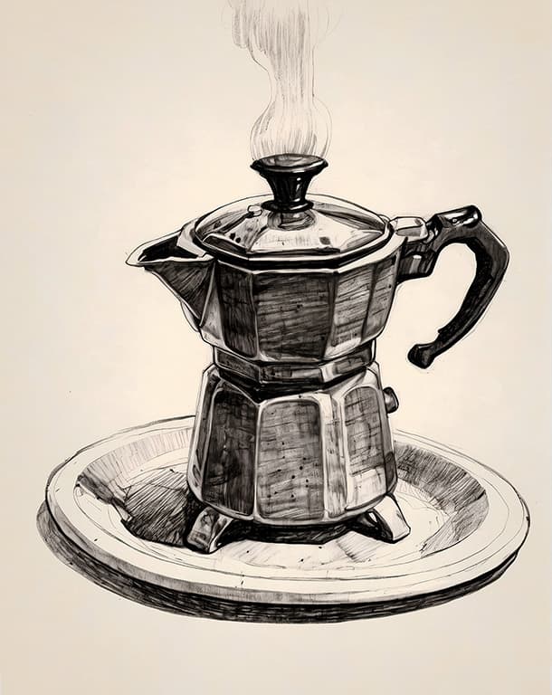 Bilde av Plakat - Vintage Moka Whispers 