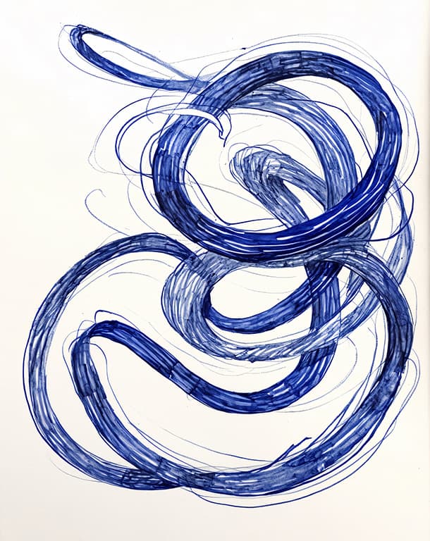Bilde av Plakat - Indigo Flow