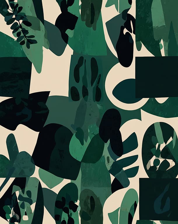 Bilde av Plakat - Emerald Overlay