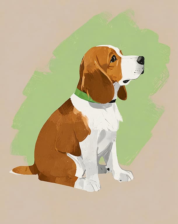 Bilde av Plakat - Hound in Hue