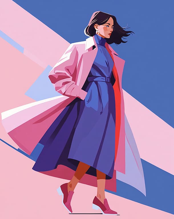 Bilde av Plakat - Vibrant Stride