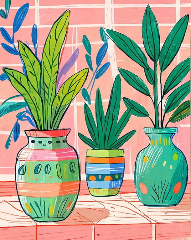 Bilde av Plakat - Vibrant Plantlife Potpourri