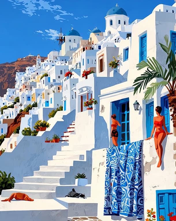 Bilde av Plakat - Vibrant Cutout