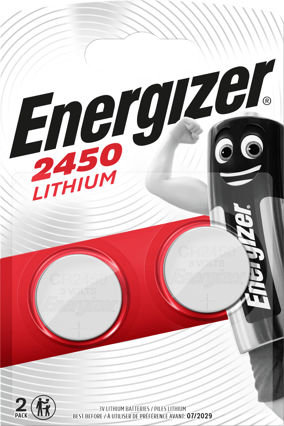 Bilde av Energizer lithium CR2450 2pk