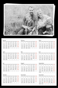 Plakatkalender | Liten (A4) | Fotobunke