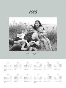 Plakatkalender | Medium (A3) | Matt pastell