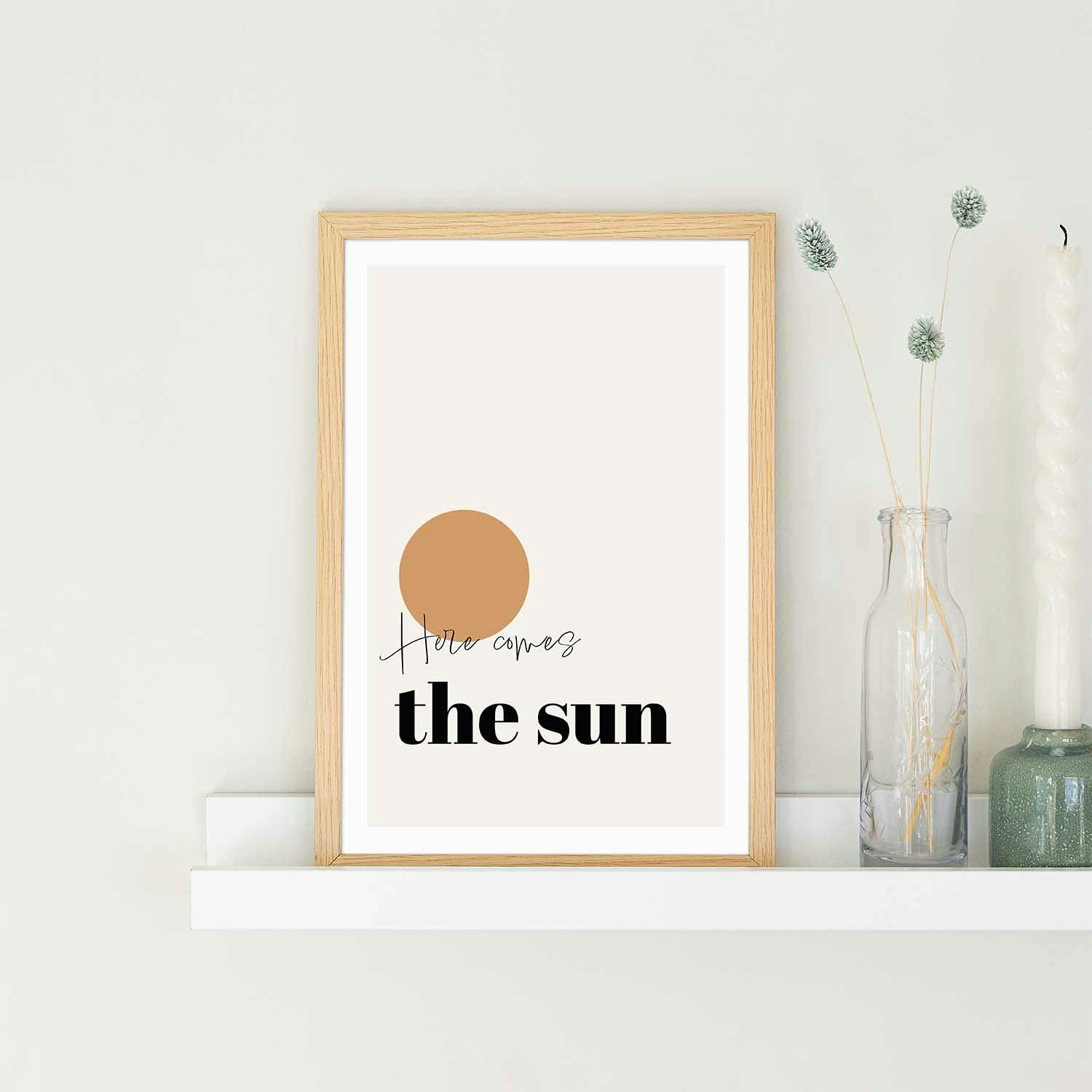 Bilde av Plakat - Here comes the Sun