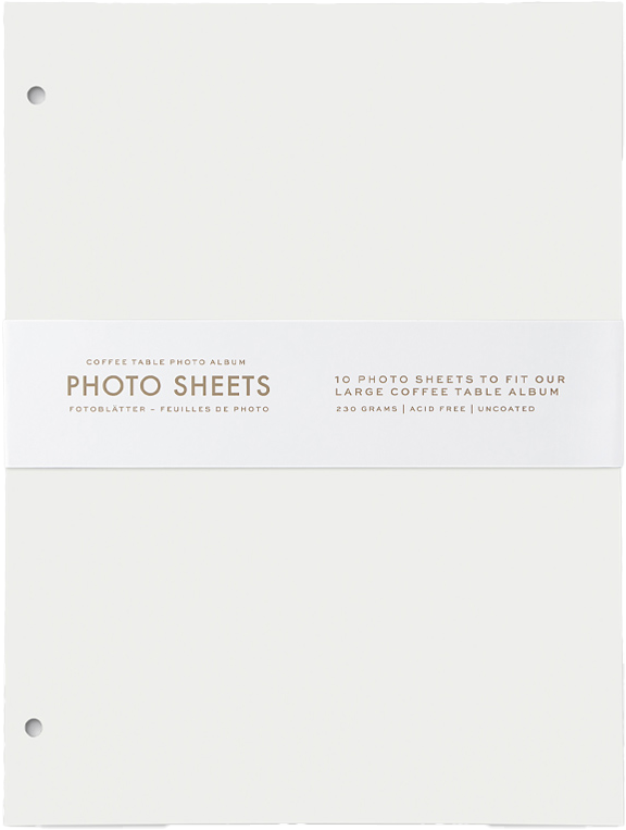 Bilde av Printworks refill papir 10 pk hvit -stor