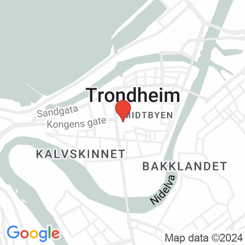 Kart av beliggenheten til Elite Foto Trondheim Torg