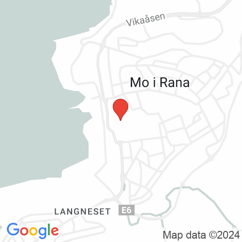 Kart av beliggenheten til Elite Foto Mo i Rana