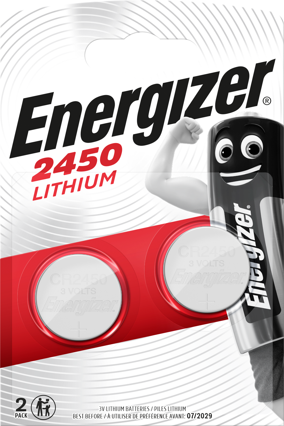 Bilde av Energizer lithium CR2450 2pk