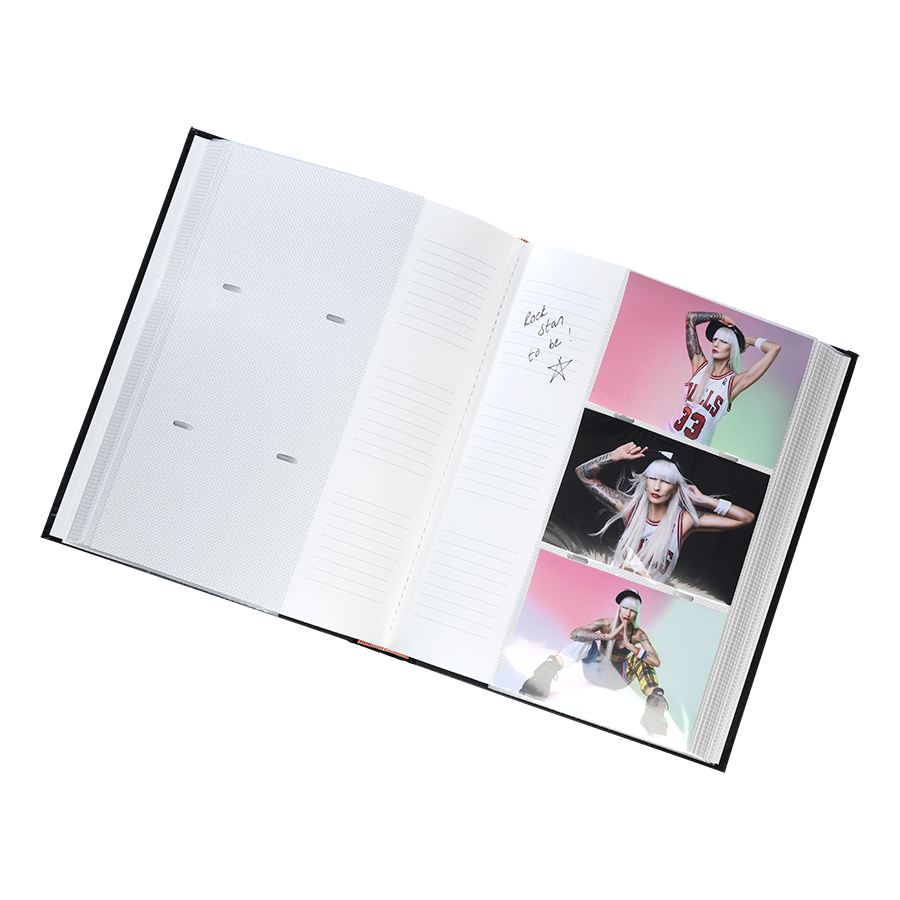Bilde av Album med lommer 10x15 - 300 bilder - sort