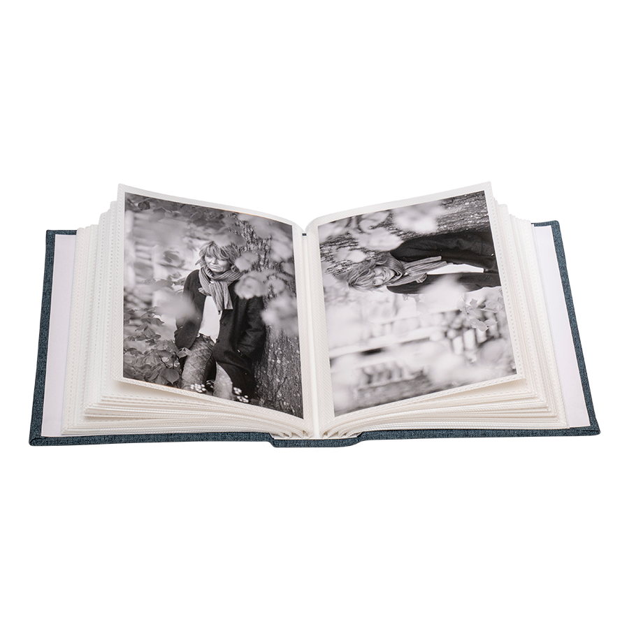 Bilde av Baseline minimax album med lommer-100 bilder-gråmelert
